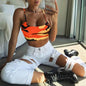 Camo Claw Crop Top With Straps