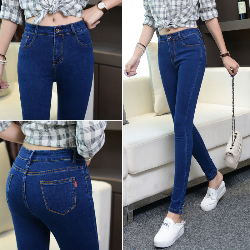 Mid-Rise Women's Stretch Skinny Jeans