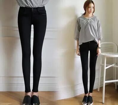 Mid-Rise Women's Stretch Skinny Jeans