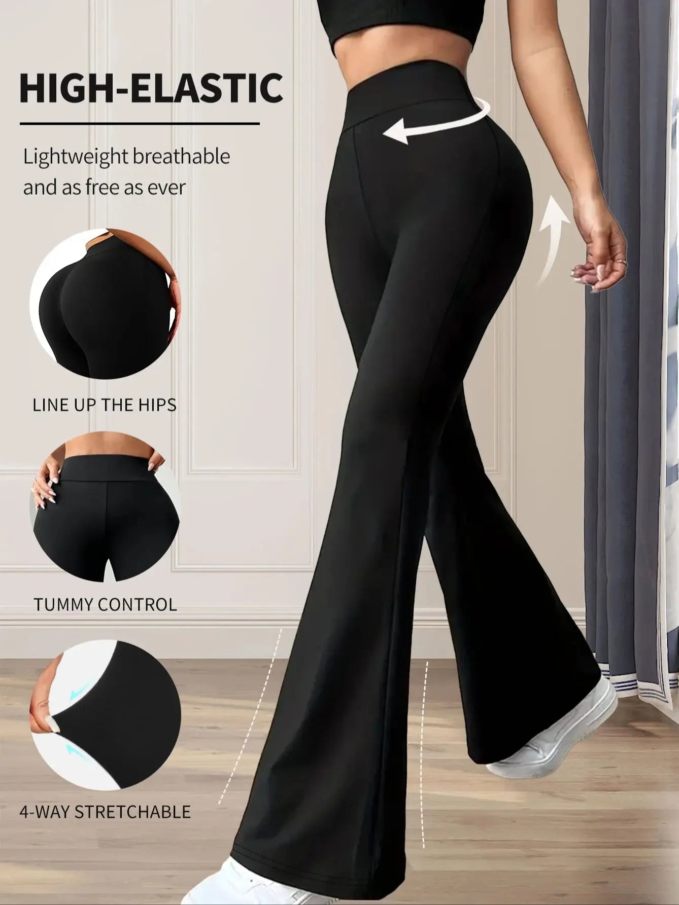 High-Waisted Flare Pants Simply good