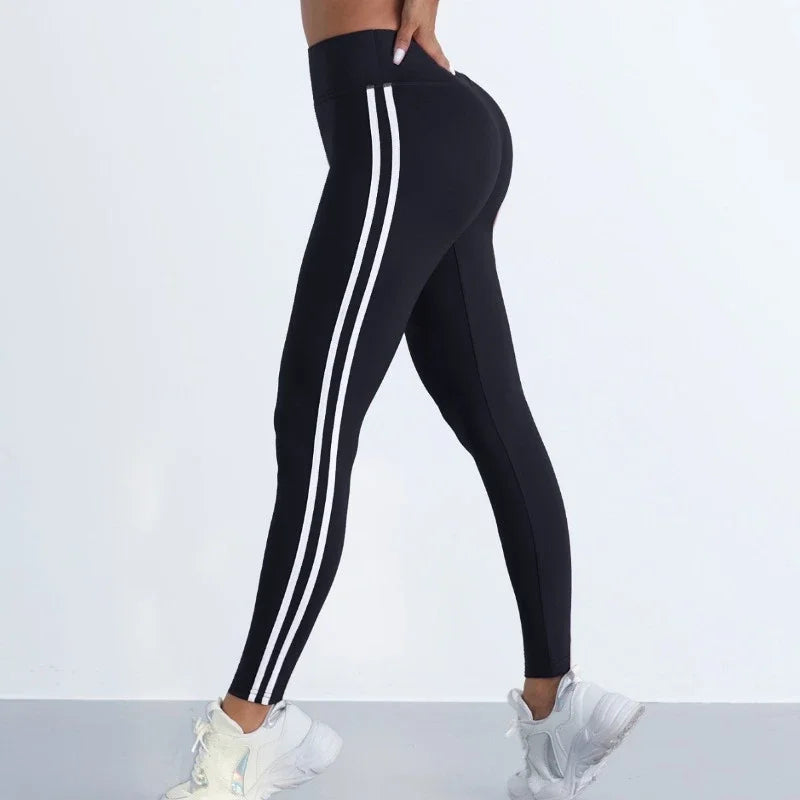 Striped Yoga Leggings Simply good
