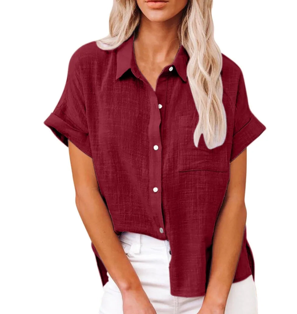 Cotton Linen Tee Simply good