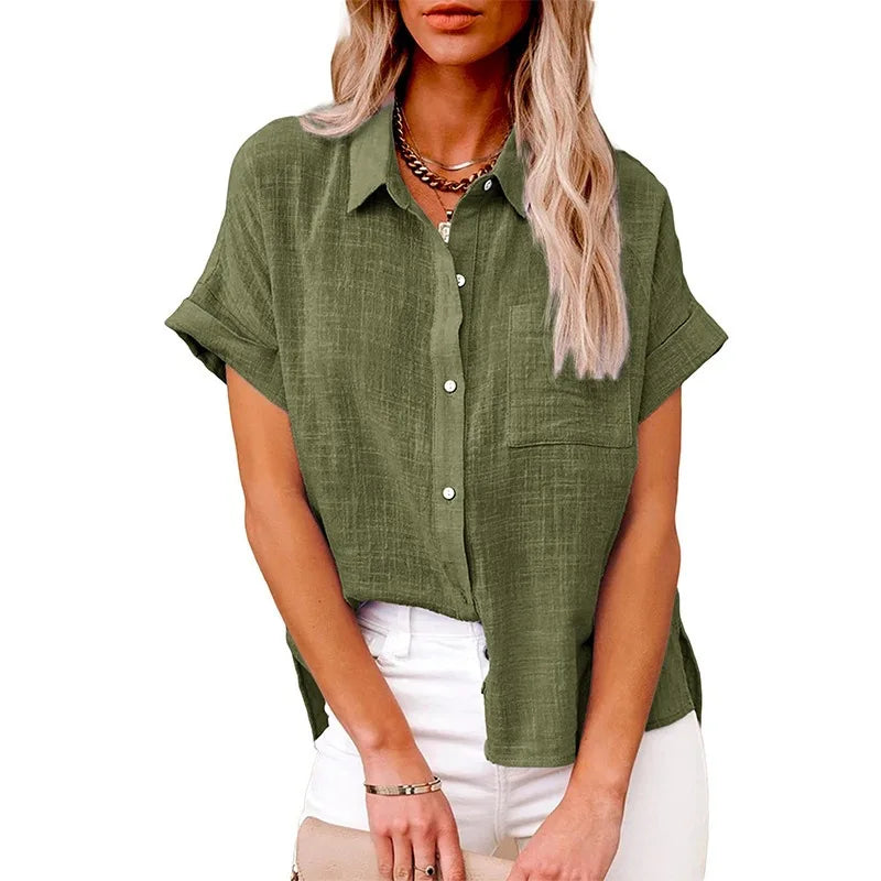 Cotton Linen Tee Simply good