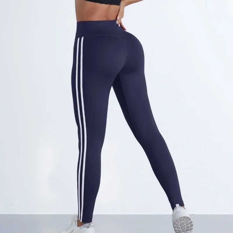 Striped Yoga Leggings Simply good