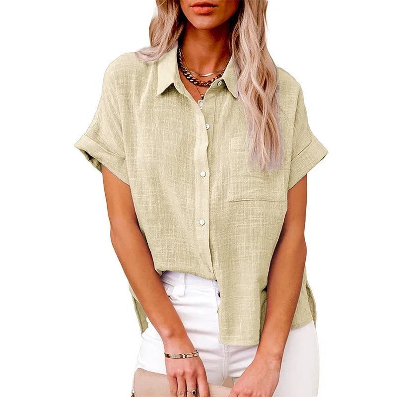 Cotton Linen Tee Simply good