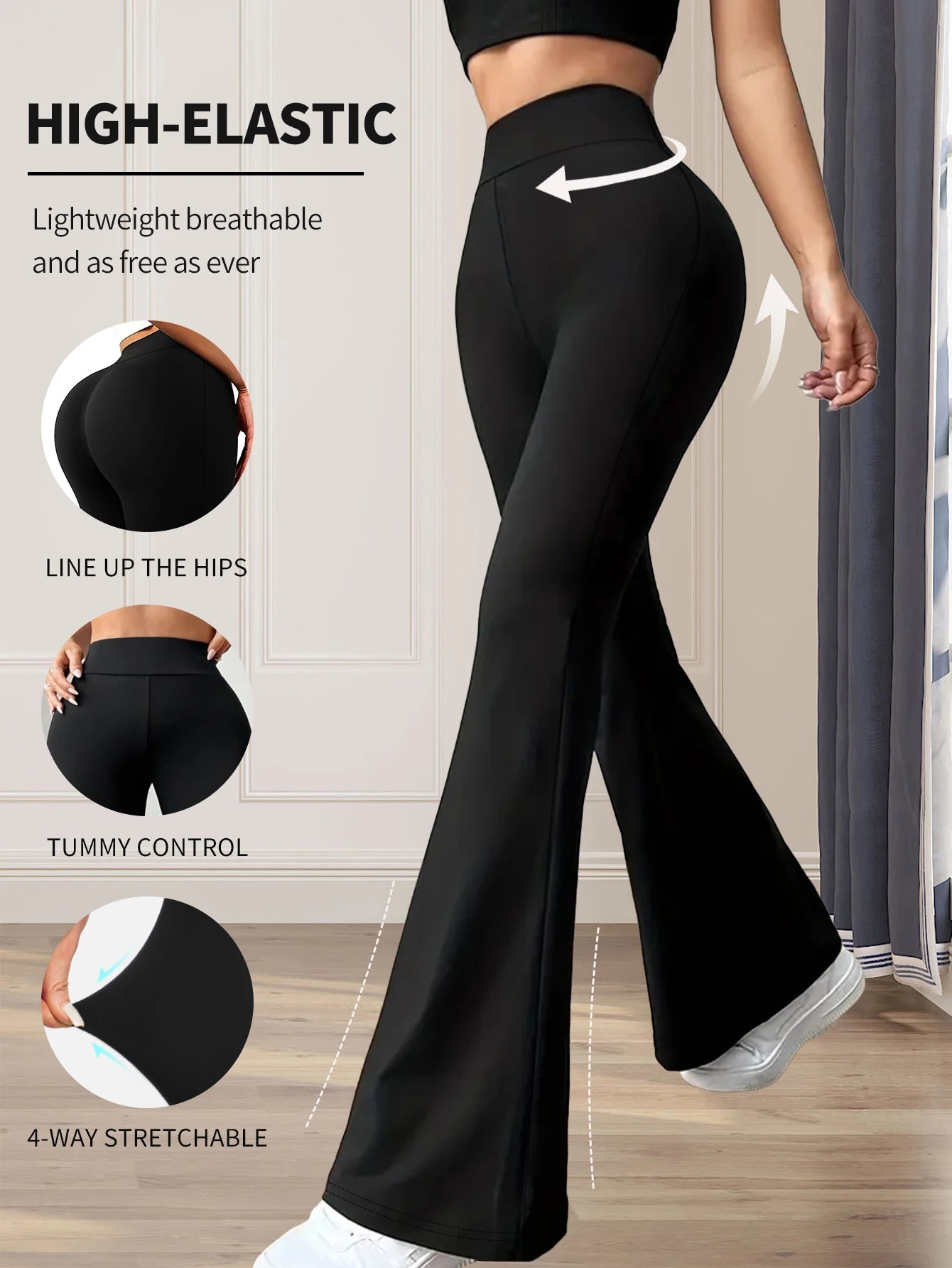 High-Waisted Flare Pants Simply good