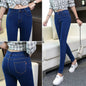 Mid-Rise Women's Stretch Skinny Jeans