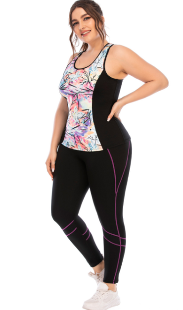 Plus Size Women's Gym & Yoga Set Simply good