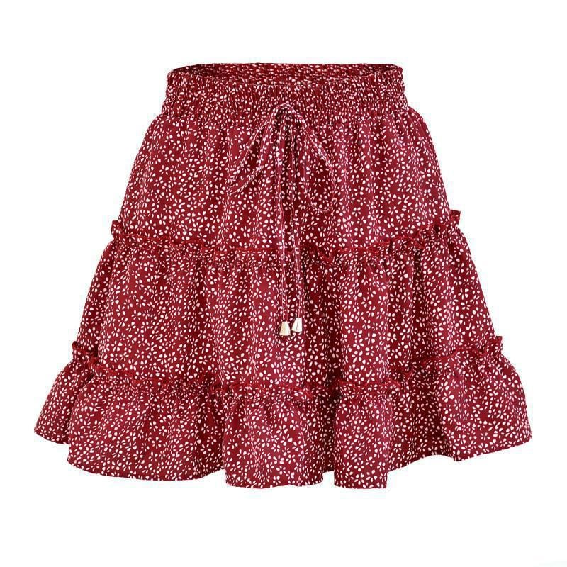 Ladies' Summer Ruffled A-Line Beach Dress