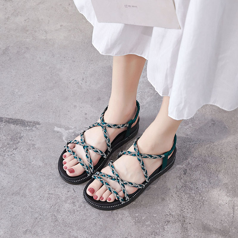 Glam Toe Strap Sandals - Summer Edition Simply good