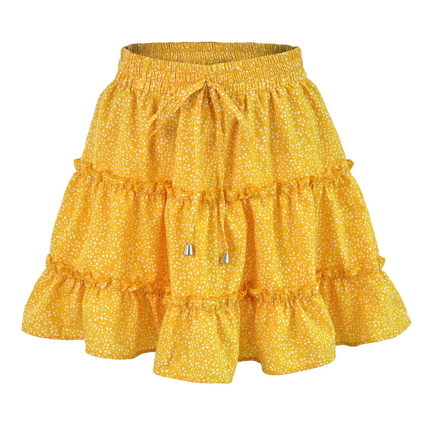 Ladies' Summer Ruffled A-Line Beach Dress