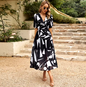 Chic V-Neck Summer Beach Dress Simply good